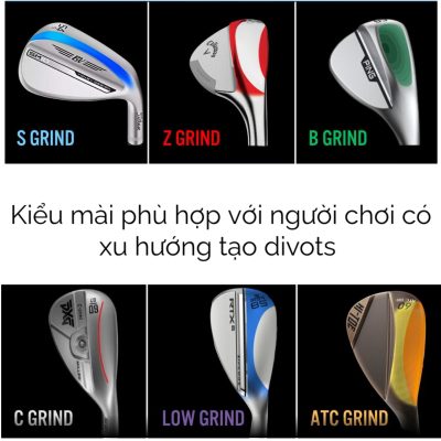 Tất Tần Tật Về Độ Bounce Và Kiểu Mài Đế Gậy Wedge