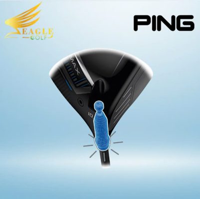 Cổ gậy nhẹ với 8 vị trí điều chỉnh cho phép người chơi tùy chỉnh góc loft (±1.5°) và góc lie (lên đến 3° phẳng hơn so với tiêu chuẩn) 