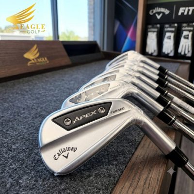 Bộ gậy sắt Callaway Apex Ai200 cao cấp với thiết kế thân rỗng rèn (forged) sang trọng